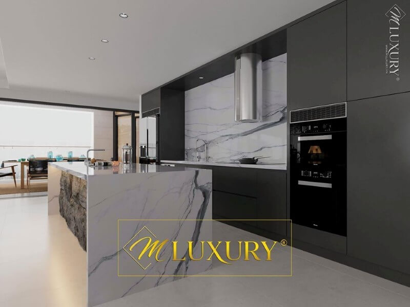 Mẫu thiết kế tủ bếp gỗ công nghiệp hiện đại mang đến cho khách hàng một không gian nấu nướng sang trọng và tiện nghi nhất. Tủ bếp gỗ, tủ bếp gỗ tự nhiên, tủ bếp tân cổ điển